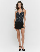 Tally Weijl Black Mini Skort, styled product view