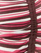 Tally Weijl Pink Striped Knit Shorts, product detail view