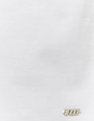 Tally Weijl white oversized basic T-shirt, logo detail view
