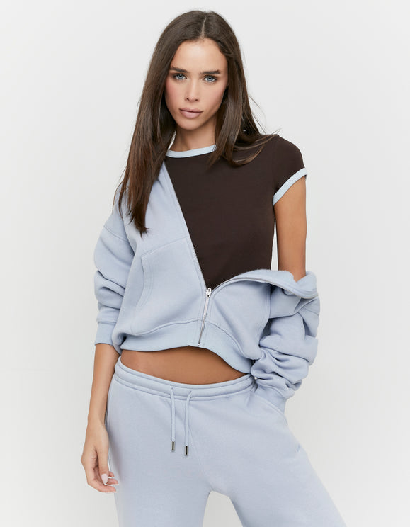 Tally Weijl Brown Basic T Shirt, styled product view