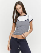 Tally Weijl White Basic T Shirt, styled product view