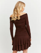 Tally Weijl Brown Mini Dress, styled product view