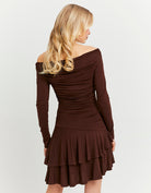 Tally Weijl Brown Mini Dress, styled product view