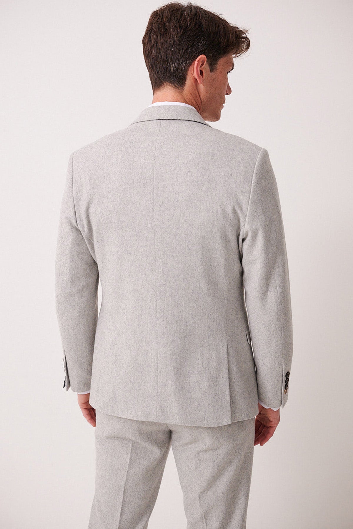 MARC DARCY Archie Silver Tweed Blazer SILVER detail view