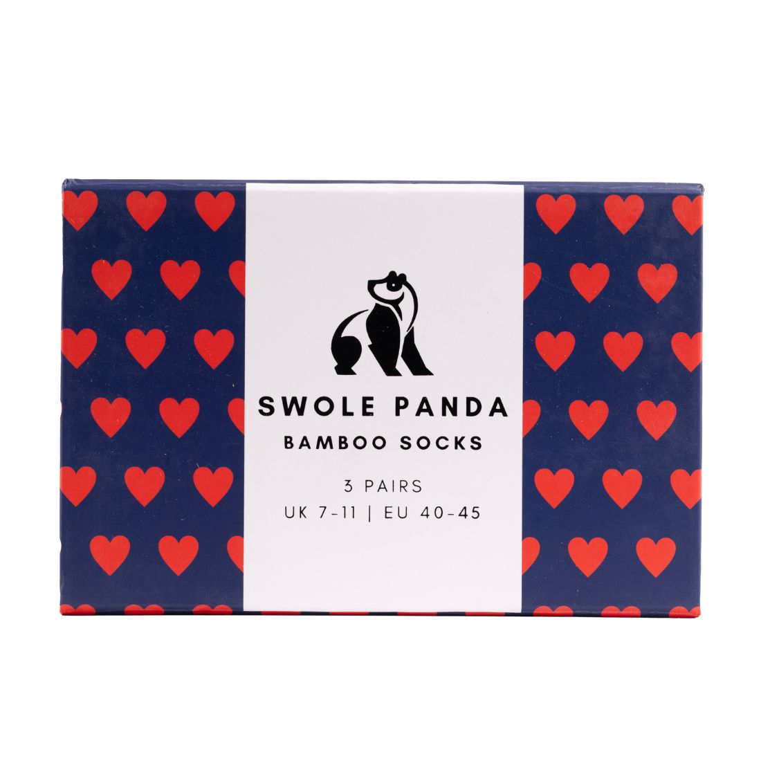 Love Heart Bamboo Socks Gift Set - 3 Pairs