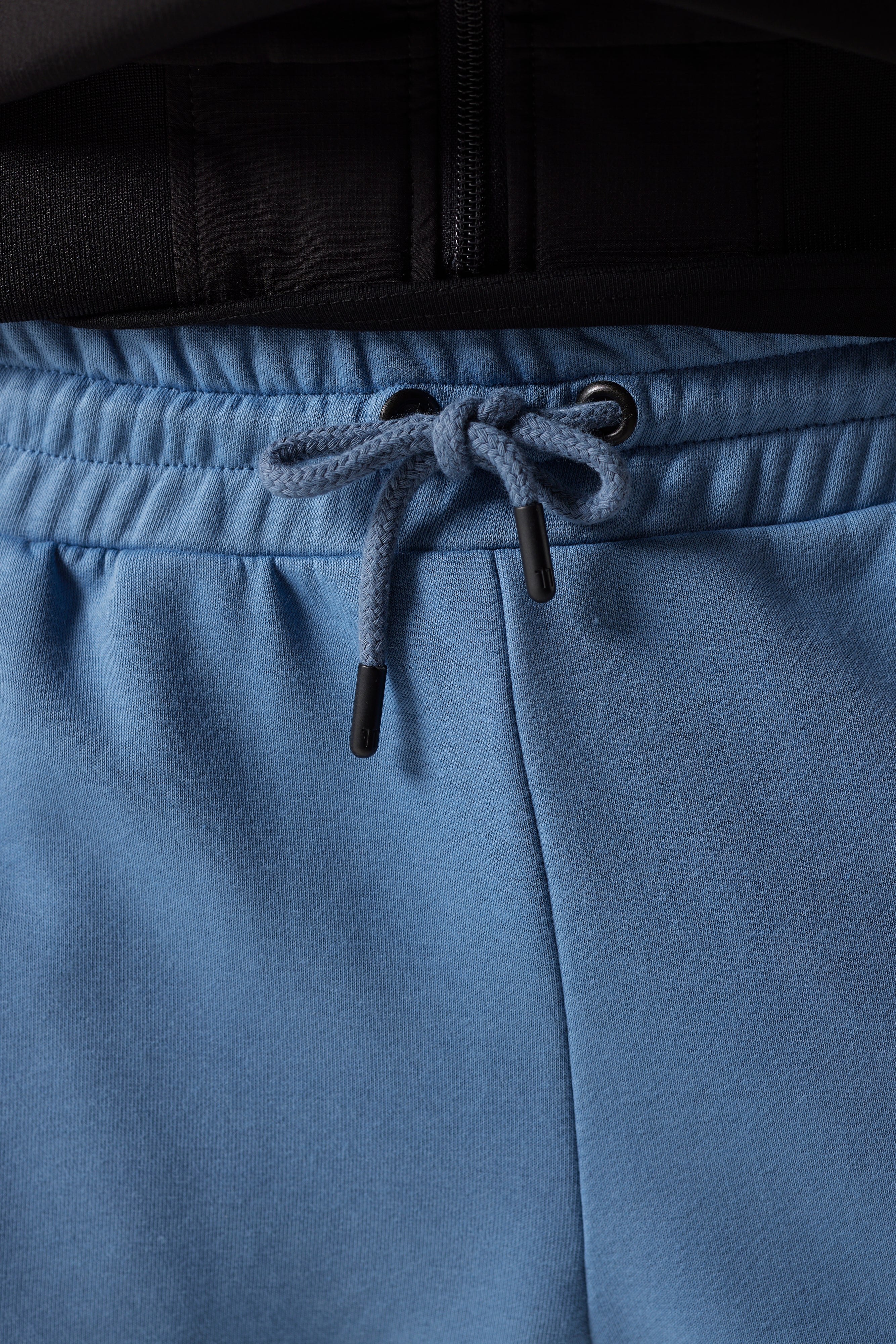 Retro Taped Slim Fit Joggers-Elemental Blue-Cord tie view