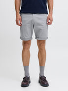 JACK & JONES Bowie Shorts Solid - Ultimate Grey Ultimate grey front view