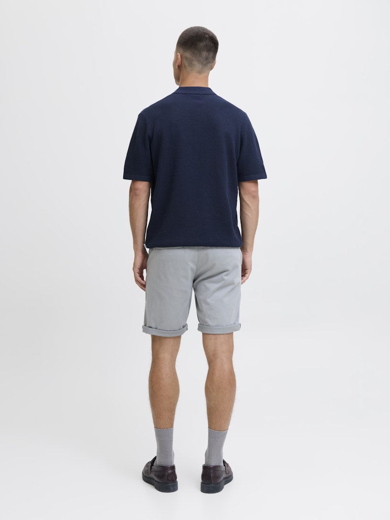 JACK & JONES Bowie Shorts Solid in Ultimate grey back model view