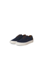 JACK & JONES Islington Canvas Sneaker in Navy Blazer blazer styling