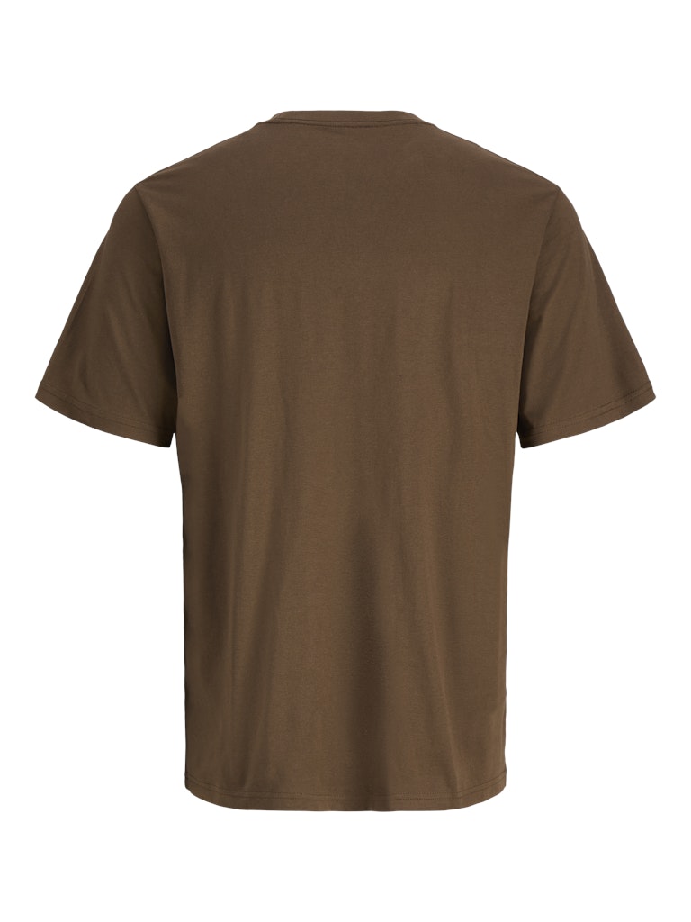 JACK & JONES Jjesoho Tee Crew Neck in Cocoa back view
