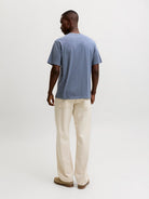 JACK & JONES Jjesoho Tee Crew Neck in Turbulence back model view
