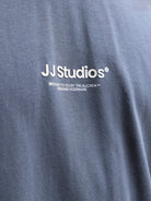 JACK & JONES Jjesoho Tee Crew Neck in Turbulence logo print detail