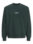 JACK & JONES Soho Sweatshirt Crew Neck in Scarab front view