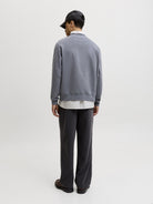 JACK & JONES Soho Sweatshirt Crew Neck in Turbulence back view on model