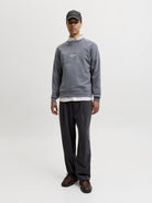 JACK & JONES Soho Sweatshirt Crew Neck in Turbulence upper body view