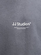 JACK & JONES Soho Sweatshirt Crew Neck in Turbulence logo print detail