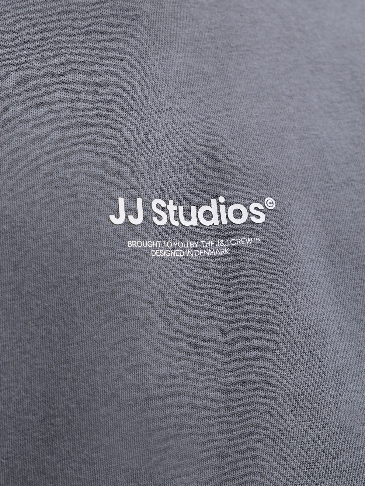 JACK & JONES Soho Sweatshirt Crew Neck in Turbulence logo print detail