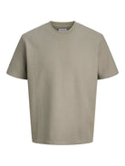 JACK & JONES Eaustin Short Sleeve Tee - Vetiver Vetiver side view
