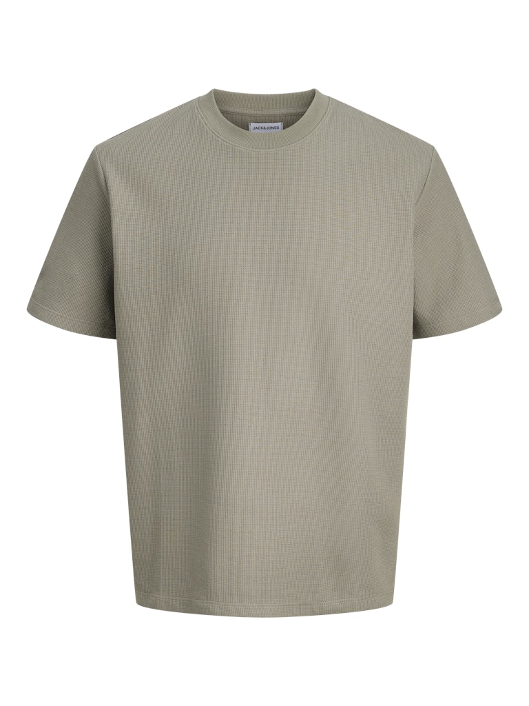 JACK & JONES Eaustin Short Sleeve Tee - Vetiver Vetiver side view