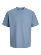JACK & JONES Eaustin Short Sleeve Tee - Blue Mirage Blue Mirage alternate view