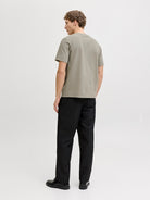 JACK & JONES Eaustin Short Sleeve Tee - Vetiver Vetiver back view