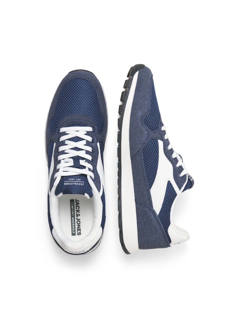 JACK & JONES Swindon Combo Sneaker Noos Vintage Indigo pair top and side view