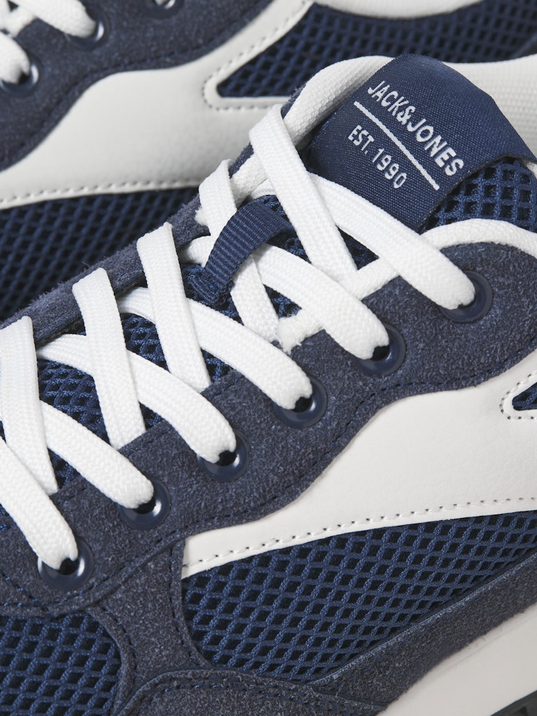 JACK & JONES Swindon Combo Sneaker Noos Vintage Indigo lace and tongue detail