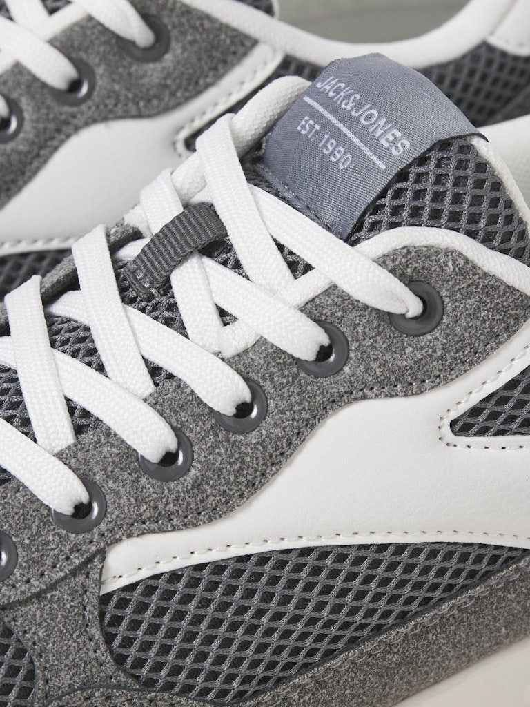 JACK & JONES Swindon Combo Sneaker Noos Frost Gray lace and side detail
