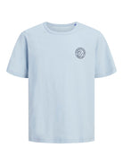 Jack Jones Youths Alliance Junior Boys Tee-Celestial Blue Celestial Blue side view
