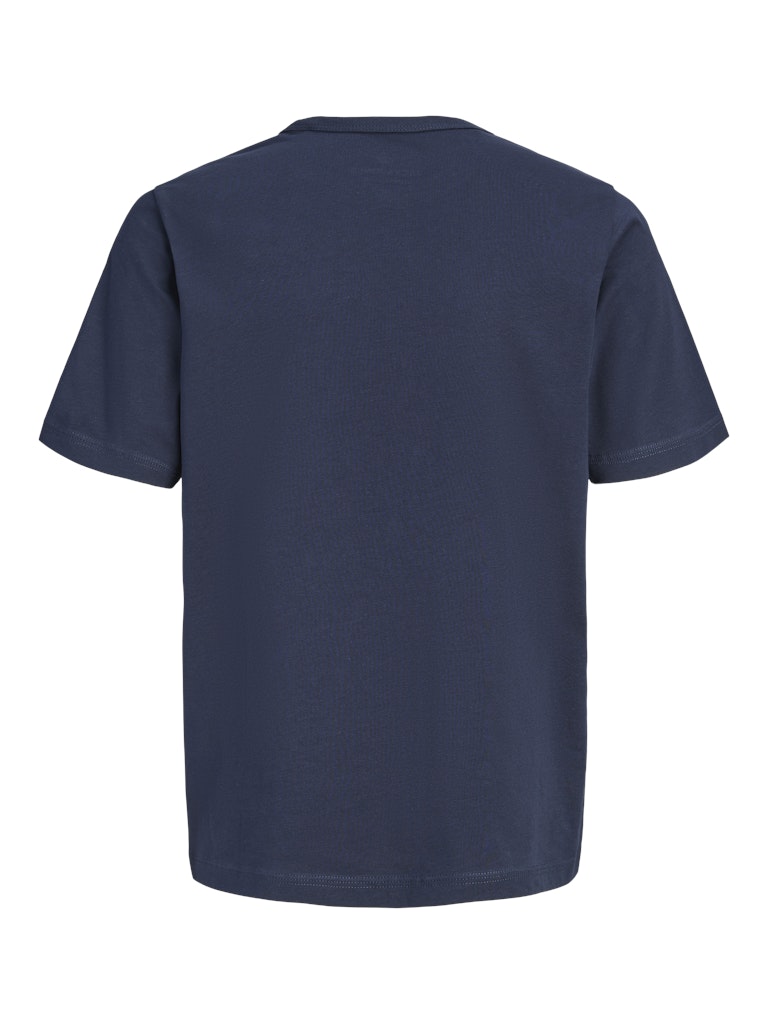 Jack Jones Youths Alliance Junior Boys Tee-Navy Blazer Navy Blazer model front view