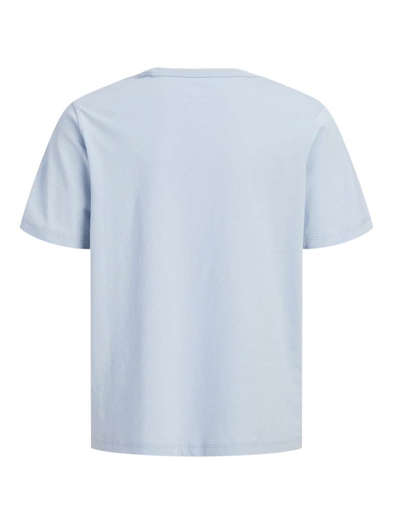 JACK JONES YOUTHS Jjalliance Tee Ss Crew Neck Jnr celestial blue t-shirt back view