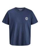 Jack Jones Youths Alliance Junior Boys Tee-Navy Blazer Navy Blazer front view
