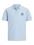 Jack Jones Youths Alliance Junior Boy Polo Shirt-Celestial Blue Celestial Blue alternate view
