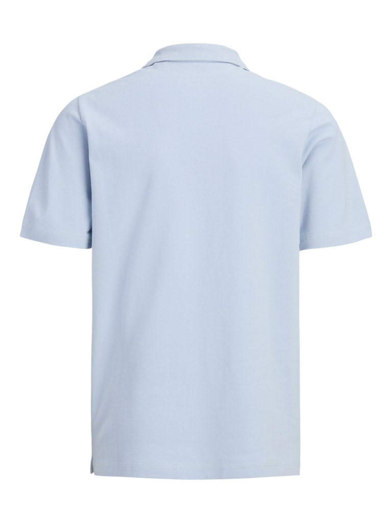 Jack Jones Youths Alliance Junior Boy Polo Shirt-Celestial Blue short sleeve back view
