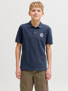 Jack Jones Youths Alliance Junior Boys Polo-Navy Blazer Navy Blazer front view