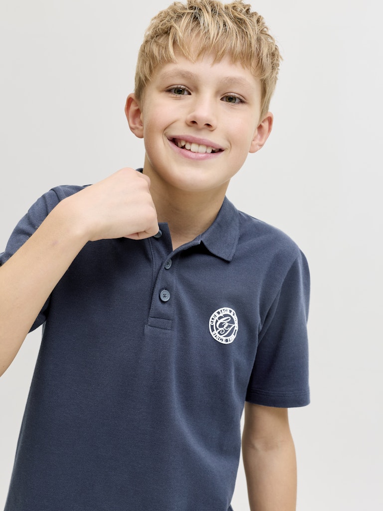 Jack Jones Youths Alliance Junior Boys Polo-Navy Blazer Navy Blazer detail view