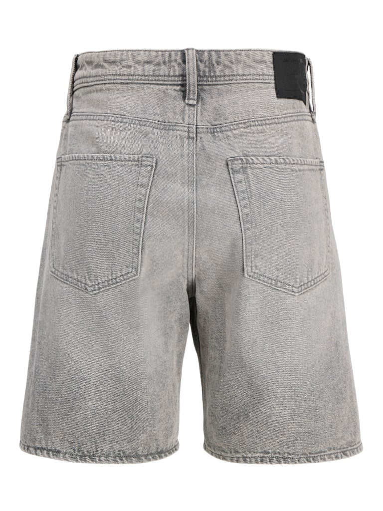 JACK & JONES Tony Originals Grey Denim Shorts Grey Denim close up view