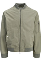 JACK JONES CORE Breeze Bomber Jacket-Vetiver Vetiver front view