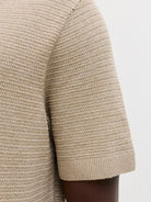 JACK JONES PREMIUM Riley Knit Short Sleeve Polo-Lemon Pepper Lemon Pepper alternate view