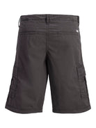 JACK & JONES Cole Matty Mid Cargo Short -Asphalt ASPHALT close up view