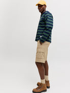 JACK & JONES Cole Matty Mid Cargo Short -Crockery CROCKERY detail view
