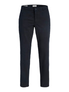 JACK & JONES Ollie Vance Relaxed Fit Chino - Dark Navy DARK NAVY flat front view