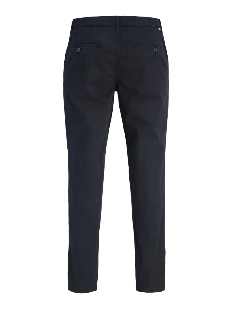 JACK & JONES Ollie Vance Relaxed Fit Chino dark navy trousers back view