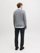 JACK & JONES Ollie Vance Relaxed Fit Chino - Dark Navy DARK NAVY back view