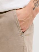 JACK & JONES Ollie Vance Relaxed Fit Chino - Lemon Pepper Lemon Pepper close up view