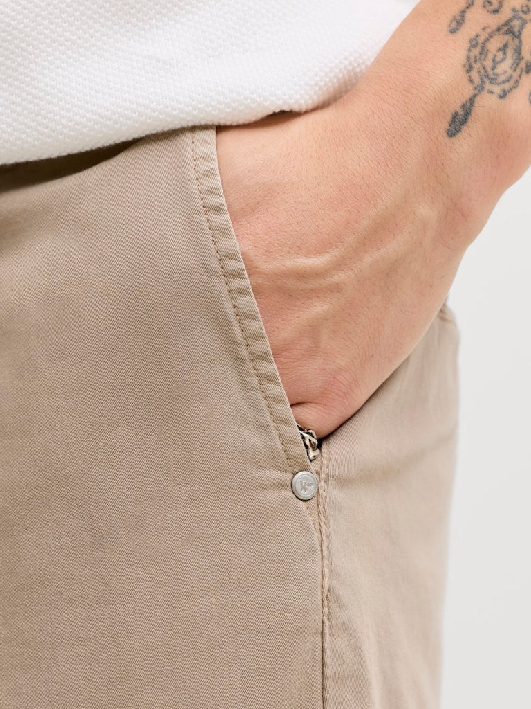 JACK & JONES Ollie Vance Relaxed Fit Chino - Lemon Pepper Lemon Pepper close up view