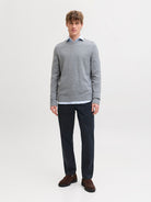 JACK & JONES Ollie Vance Relaxed Fit Chino - Dark Navy DARK NAVY side view