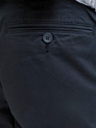 JACK & JONES Ollie Vance Relaxed Fit Chino - Dark Navy DARK NAVY close up view
