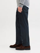 JACK & JONES Ollie Vance Relaxed Fit Chino - Dark Navy DARK NAVY detail view