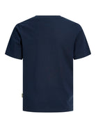 Jack Jones Youths Montauk Type Front Tee Junior-Sky Captain Sky Captain side view